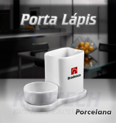 Porta Lápis e Clips.